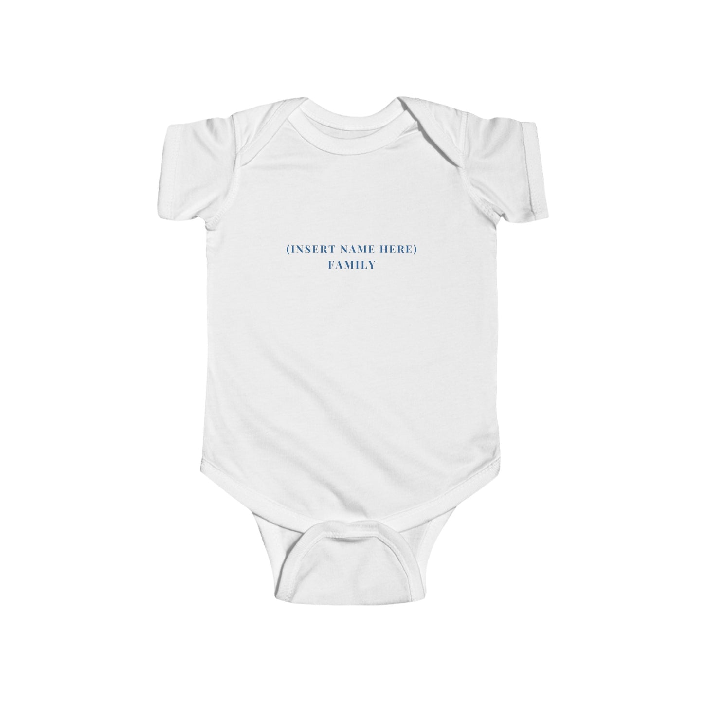 Custom Name - Infant Fine Jersey Bodysuit